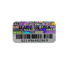 Custom Silk Screen Hologram Sticker with Barcode